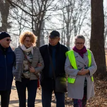 Międzypokoleniowy bieg w Parku Glazja