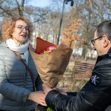Międzypokoleniowy bieg w Parku Glazja