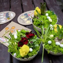 Leśne poszukiwanie pisanek na Barbarce