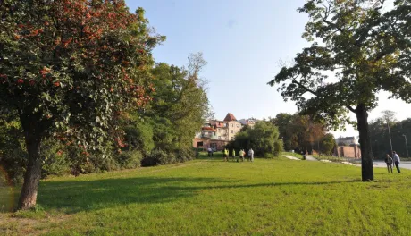 Teren badań archeologicznych przy Bramie Klasztornej
