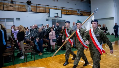 Otwarcie strzelnicy pneumatycznej w Zespole Szkół Samochodowych