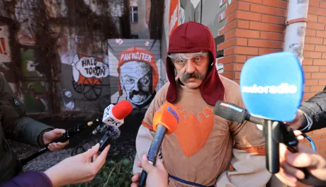 Legendy toruńskiej starówki na muralu