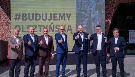Budujemy ul. Olsztyńską - konferencja prasowa