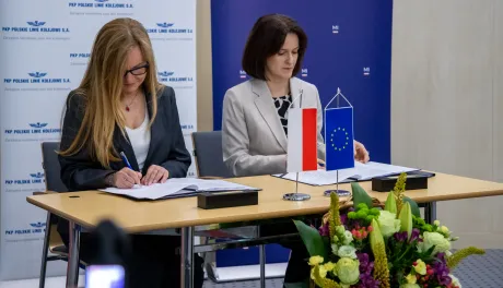 Podpisanie umowy na dofinansowanie inwestycji kolejowych