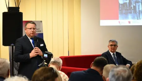 Spotkanie z działaczem toruńskiej "Solidarności" Lechem Różańskim