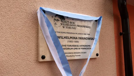 Odsłonięcie tablicy pamięci prof. Wilhelminy Iwanowskiej