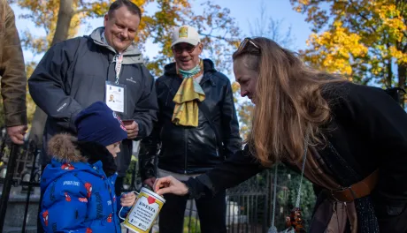 Coroczna kwesta na renowację nagrobków na cmentarzu św.Jerzego
