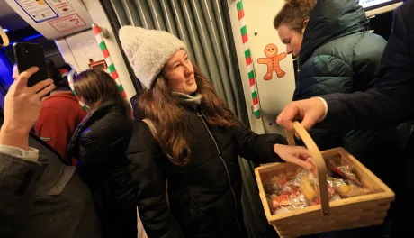 Pierwszy przejazd świątecznego tramwaju już za nami!