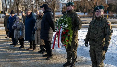 Uroczystość z okazji rocznicy zakończenia okupacji hitlerowskiej