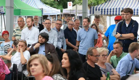 Spotkanie na targowisku miejskim