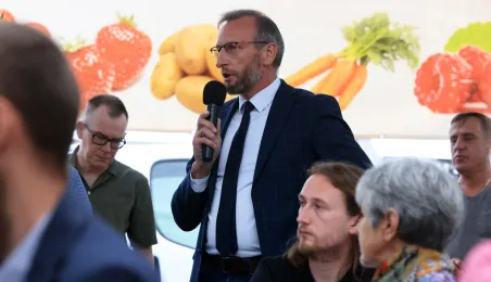 Spotkanie na targowisku miejskim