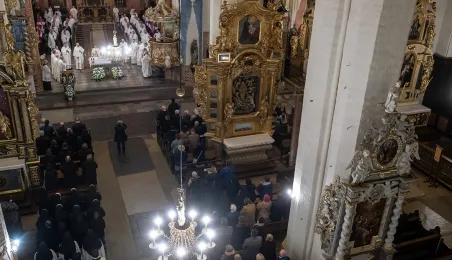 Nabożeństwo z okazji poświęcenia bazyliki katedralnej pw. śś. Jana Chrzciciela i Jana Ewangelisty. 