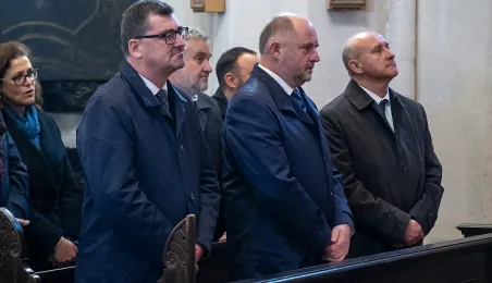 Nabożeństwo z okazji poświęcenia bazyliki katedralnej pw. śś. Jana Chrzciciela i Jana Ewangelisty. 