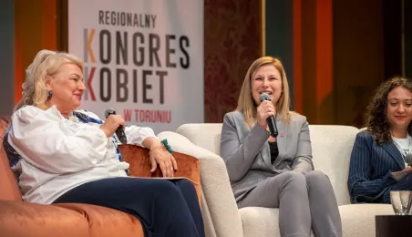 Wiceprezydentka Dagmara Zielińska podczas panelu o odwadze w samorządzie