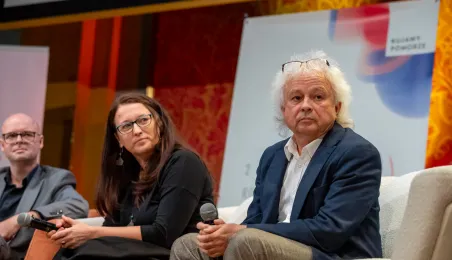 Dr hab. med. Sławomir Czachowski podczas panelu o zdrowiu