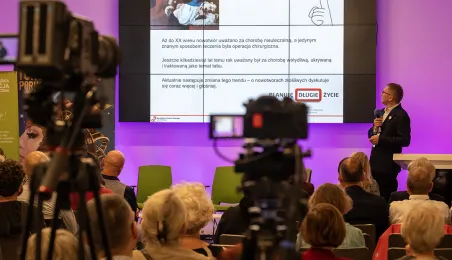 Panel podczas konferencji „Instrukcja Obsługi Raka” w Centrum Innowacyjnej Edukacji w Toruniu