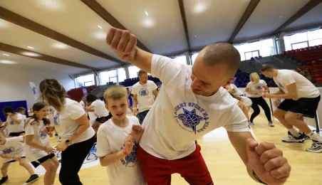 Trening z gwiazdami sportu
