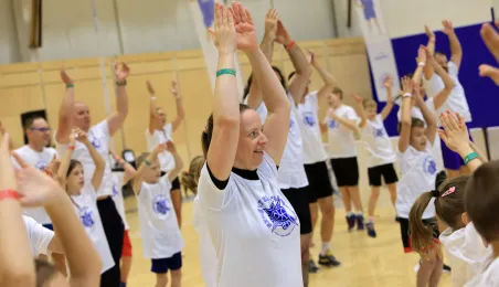 Trening z gwiazdami sportu