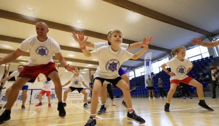 Trening z gwiazdami sportu