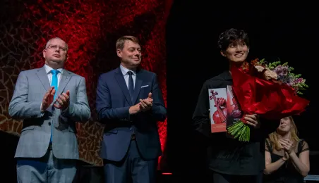 Ceremonia rozdania nagród 6. Międzynarodowego Konkursu Skrzypcowego im. Karola Lipińskiego