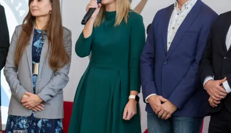 Wiceprezydentka Dagmara Zielińska podczas spotkania „Sport jest kobietą – Śniadanie Mistrzyń”