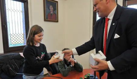 Wizyta uczniów SP32 w Urzędzie Miasta Torunia