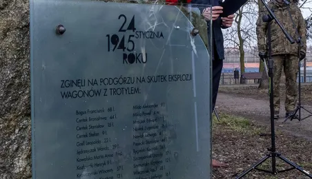 80. rocznica wybuchu pociągu na Podgórzu