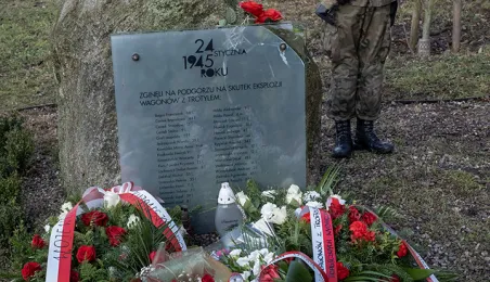 80. rocznica wybuchu pociągu na Podgórzu