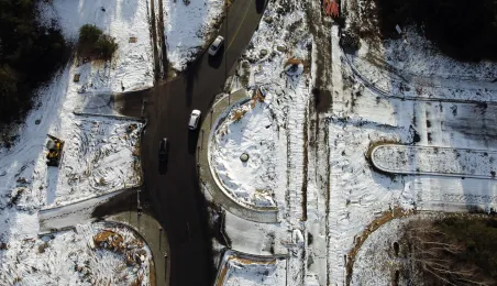 Przebudowa ulicy Grudziądzkiej, 14.01.2025 r.