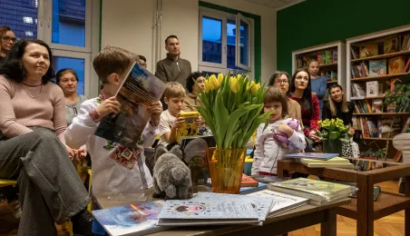 Otwarcie Ukraińskiej Biblioteki
