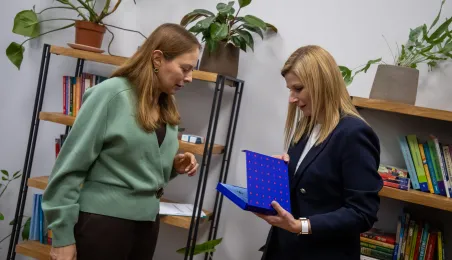Wizyta minister funduszy i polityki regionalnej w Centrum Rozwoju i Terapii