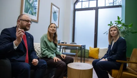 Wizyta minister funduszy i polityki regionalnej w Centrum Rozwoju i Terapii