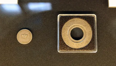 Moneta Holey Dollar w Muzeum Okręgowym, 29.04.2025 r.