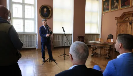 Moneta Holey Dollar w Muzeum Okręgowym, 29.04.2025 r.