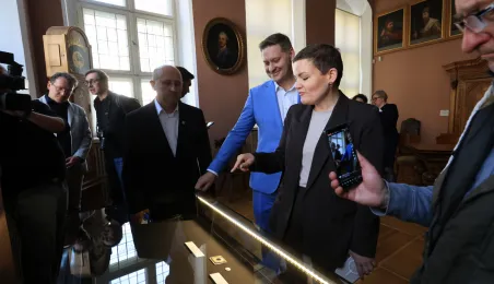 Moneta Holey Dollar w Muzeum Okręgowym, 29.04.2025 r.