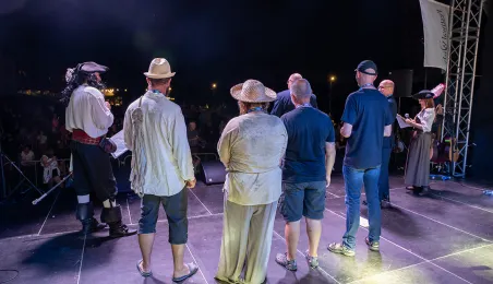 9. Festiwal Wisły - powitanie flisaków w Toruniu