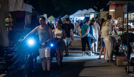 9. Festiwal Wisły - powitanie flisaków w Toruniu