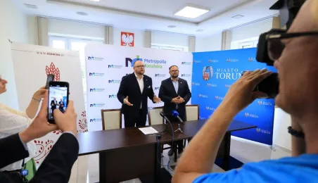 Podpisanie porozumienia komunikacyjnego między Gminą Miasta Toruń i Gminą Zławieś Wielka