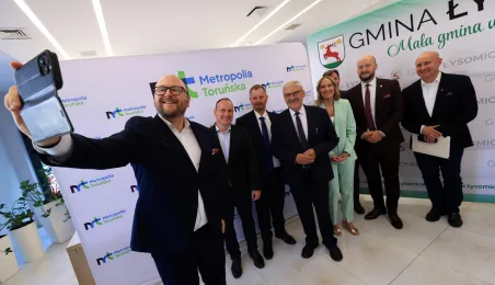 Podpisanie porozumienia dot. połączenia autobusowego z Łysomicami