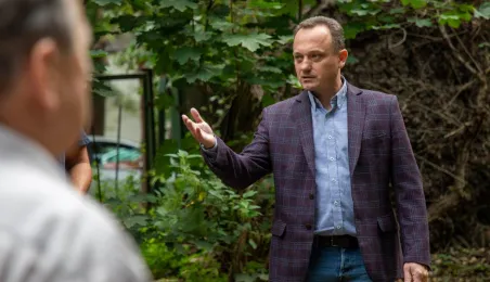Odsłonięcie tablicy na Kępie Bazarowej