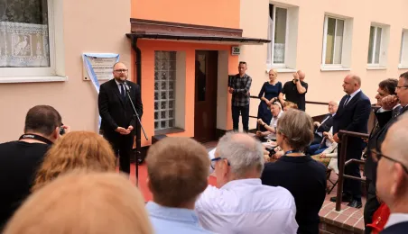 Odsłonięcie tablicy pamięci prof. Wilhelminy Iwanowskiej
