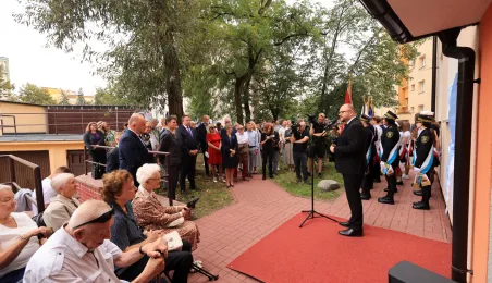 Odsłonięcie tablicy pamięci prof. Wilhelminy Iwanowskiej
