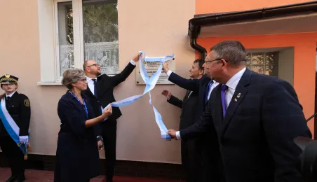 Odsłonięcie tablicy pamięci prof. Wilhelminy Iwanowskiej