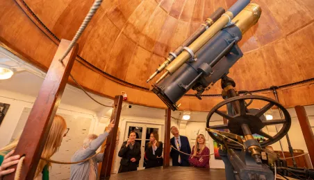 Delegacja z Vinci w Obserwatorium Astronomicznym