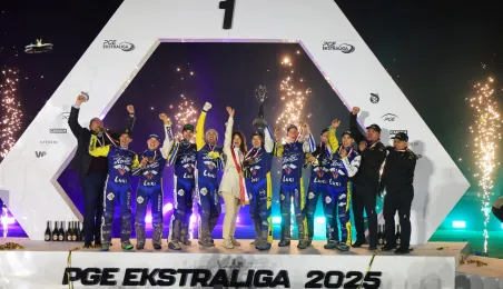 Finał KS Toruń - Motor Lublin - podium, 28.09.2025 r.