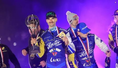 Finał KS Toruń - Motor Lublin - podium, 28.09.2025 r.