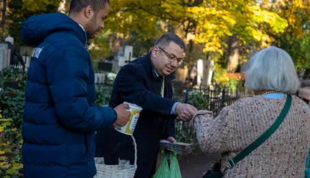 Coroczna kwesta na renowację nagrobków na cmentarzu św.Jerzego