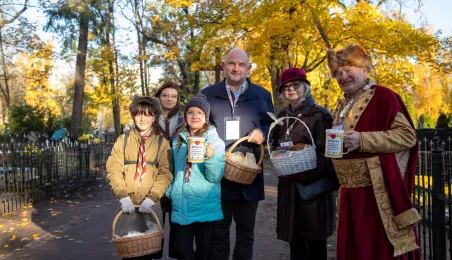 Coroczna kwesta na renowację nagrobków na cmentarzu św.Jerzego