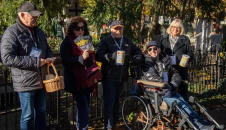 Coroczna kwesta na renowację nagrobków na cmentarzu św.Jerzego