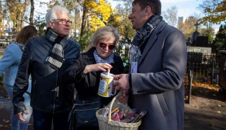 Coroczna kwesta na renowację nagrobków na cmentarzu św.Jerzego